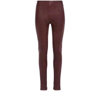 Balenciaga Leather Pants FR38 Brown